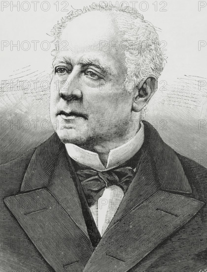 José de Salamanca y Mayol, (1811-1883), 1st Marquess of Salamanca and 1st Count of los Llanos, 1883. Creator: Arturo Carretero y Sánchez.