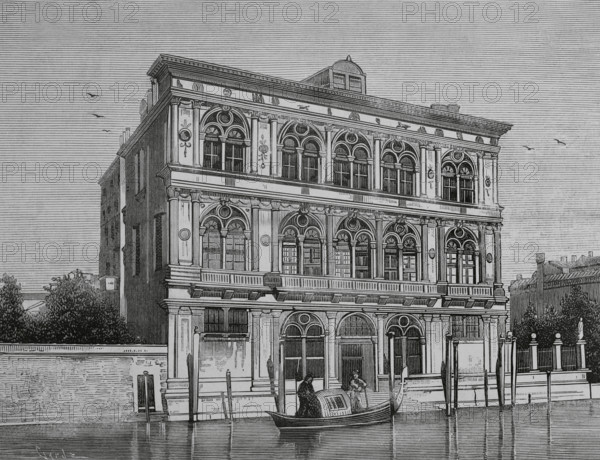 Palazzo Ca' Vendramin Calergi, Venice, Italy, 1883.  Creator: Tomás Carlos Capuz.