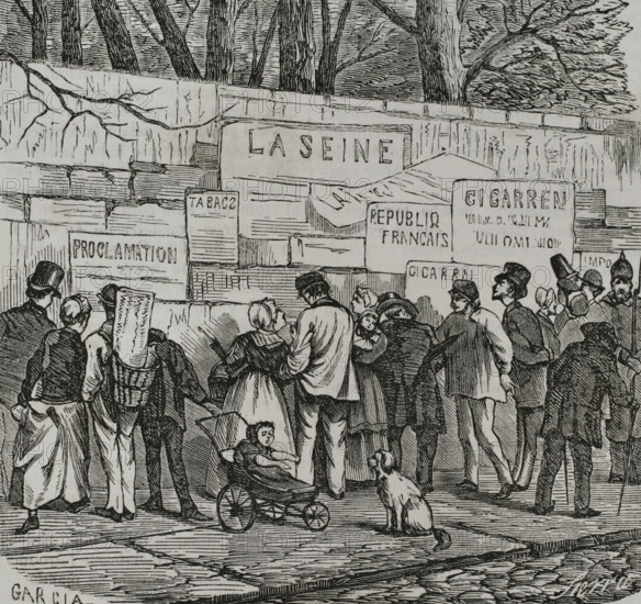 Franco-Prussian War (1870-1871): Siege of Paris (19 September 1870 to 28 January 1871), 1870. Creator: Joaquín Sierra y Ponzano.