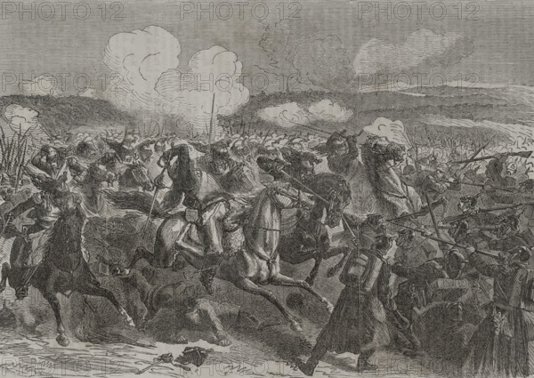 Franco-Prussian War (1870-1871): Battle of Wörth, 6 August 1870, (1870).  Creator: Unknown.