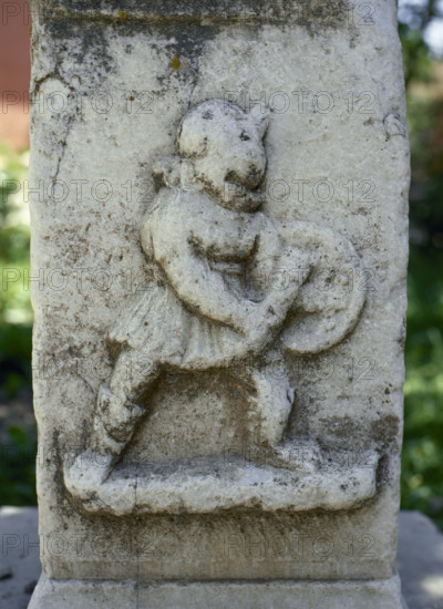 Relief of the Thraex, Aphrodisias (Anatolia, Turkey), 2000.  Creator: LTL.