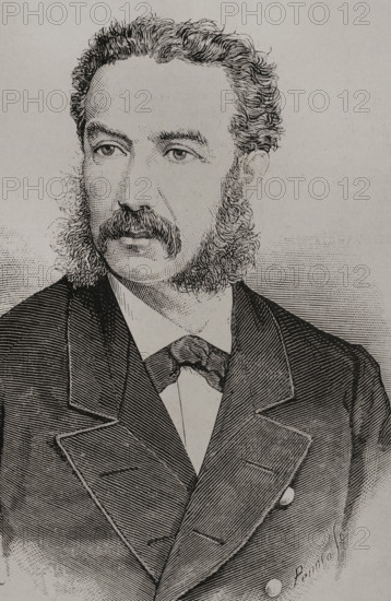 Julián Trujillo Largacha, (1828-1883), President of United States of Colombia, (1878-1880), 1878.  Creators: Félix Badillo, Carlos Penoso.