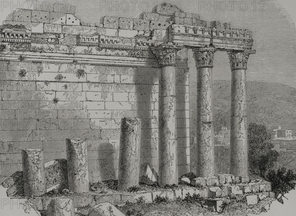 The ruins of Palmyra, Syria, 1856.  Creator: Unknown.