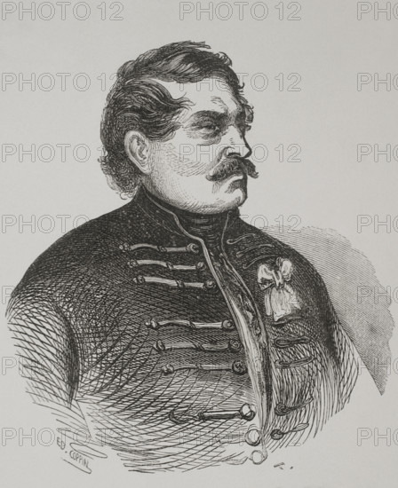 Miklós Wesselényi, (1796-1850), Hungarian statesman, 1856. Creator: Ed Coppin.