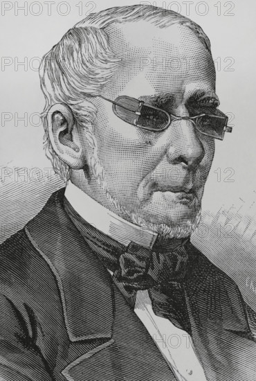 Francisco Javier Zaldúa, Colombian lawyer and politician, member of the Colombian Liberal Party,1883 Creator: Arturo Carretero y Sánchez.