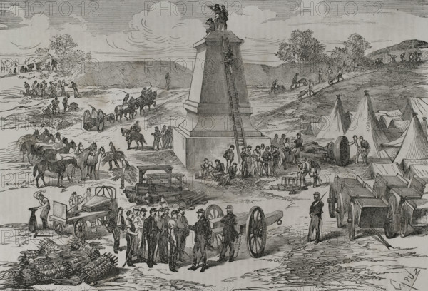 Franco-Prussian War (1870-1871): Siege of Paris (19 September 1870 to 28 January 1871), 1870. Creator: Tomás Carlos Capuz.