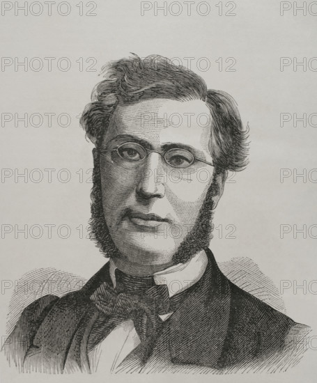 Emile Ollivier (1825-1913), French statesman, Prime Minister of France (1869 to 1870), 1870.  Creator: Unknown.