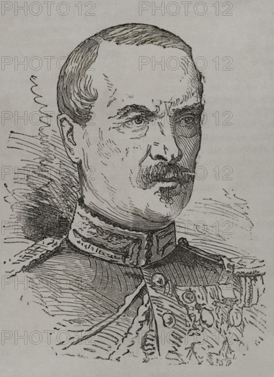Charles Auguste Frossard (1807-1875), French general, 1870.  Creator: Unknown.