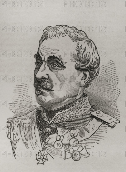Charles Cousin-Montauban (1796-1878), 1st Count of Palikao, French general and statesman, 1870.  Creator: Unknown.