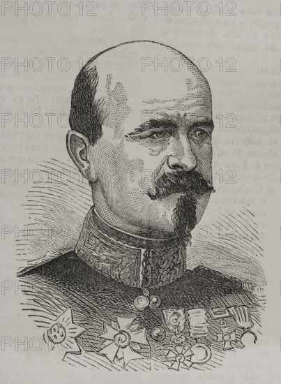 Louis-Jules Trochu (1815-1896), French general and politician, 1870.  Creator: Unknown.