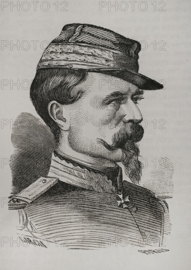 Antoine Chanzy (Antoine Alfred Eugène Chanzy) (1823-1883), French general, 1870.  Creator: Marcelo Paris.