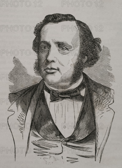 Ernest Picard, (Louis Joseph Ernest Picard), (1821-1877), French politician, 1870.  Creator: Unknown.