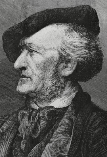 Richard Wagner, (1813-1883), German composer, 1883. Creators: Richard Wagner, Marcelo Paris.