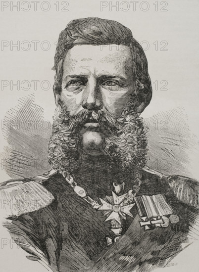 Crown Prince Frederick William of Prussia (1831-1888), Member of the House of Hohenzollern, 1870. Creator: Unknown.