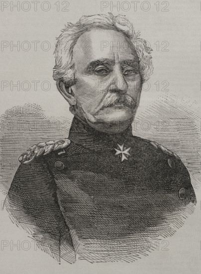 Karl Friedrich von Steinmetz (1796-1877), Prussian General, Feldmarschall, 1870. Creator: Unknown.