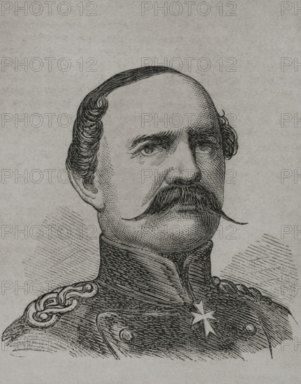 Prince August of Württemberg (1813-1885), Prussian Colonel General of the Cavalry..., 1870. Creator: Unknown.