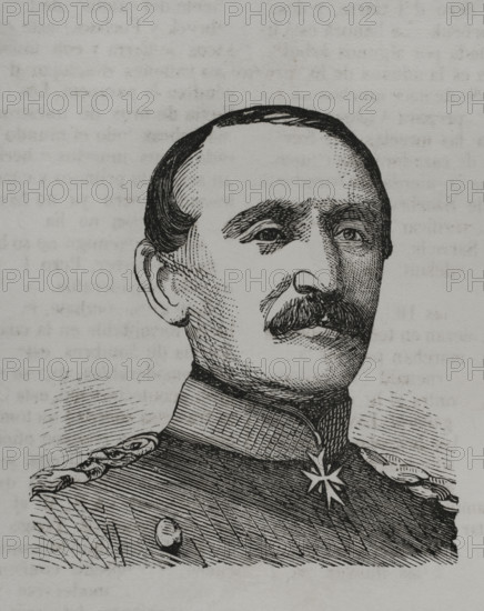 Constantin von Alvensleben, Prussian general who led the Prussian III Corps during..., 1870.  Creator: Unknown.