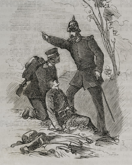 Franco-Prussian War (1870-1871): Prussian Military Medical Corps doctor, 1870.  Creator: Unknown.