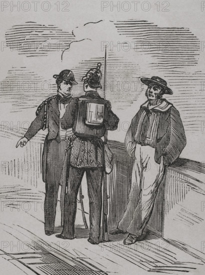 Franco-Prussian War (1870-1871): Prussian squadron seamen, 1870. Creator: Unknown.