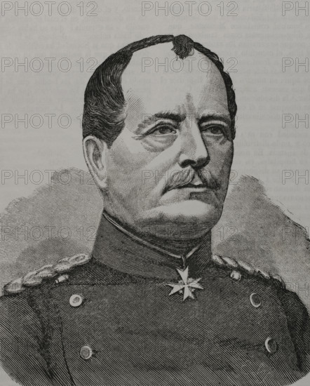August von Werder (1808-1888), Prussian general, 1870. Creator: Unknown.