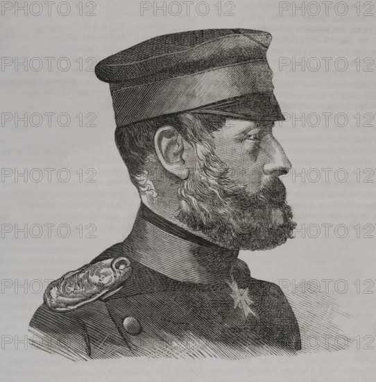 Gustav von Stiehle (Friedrich Wilhelm Gustav Stiehle) (1823-1899), Prussian infantry general, 1870. Creator: Unknown.