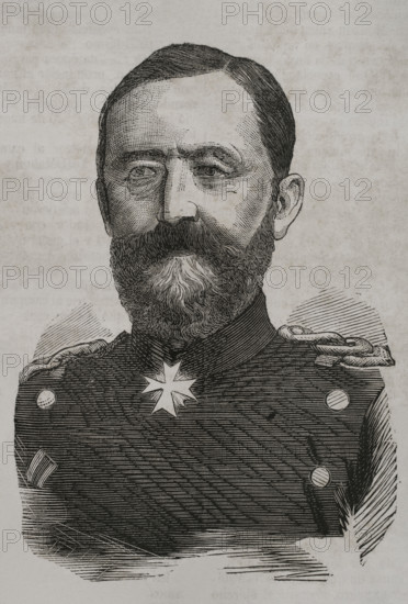 Oskar von Sperling (Oskar Ernst Karl von Sperling) (1814-1872), German major general, 1870.  Creator: Unknown.