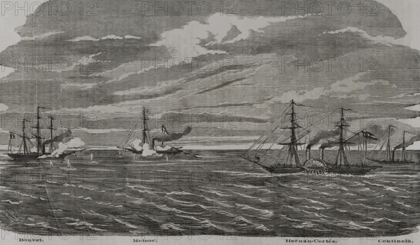 Franco-Prussian War (1870-1871): "Battle of Havana" (9 November 1870), 1870.  Creator: Celestino Sadurni.