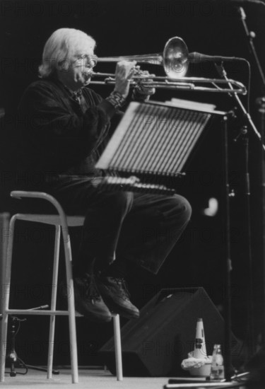 Bob Brookmeyer, Jazz Inn Party, Netherlands, 1989. Creator: Brian Foskett.