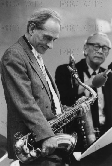 Bobby Wellins and Bob Wilber, Cleethorpes Jazz Festival, 2007. Creator: Brian Foskett.