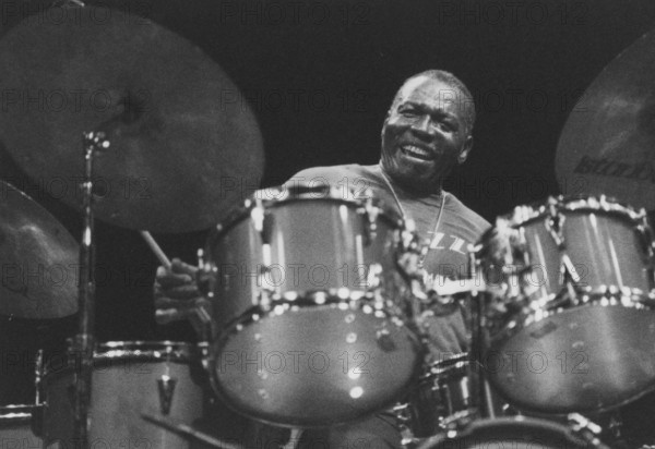 Elvin Jones, London, 1990. Creator: Brian Foskett.