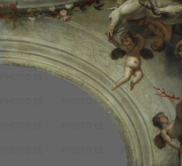 Cupid Before Jupiter, (Horse section), 1713-1715. Creator: Sebastiano Ricci.