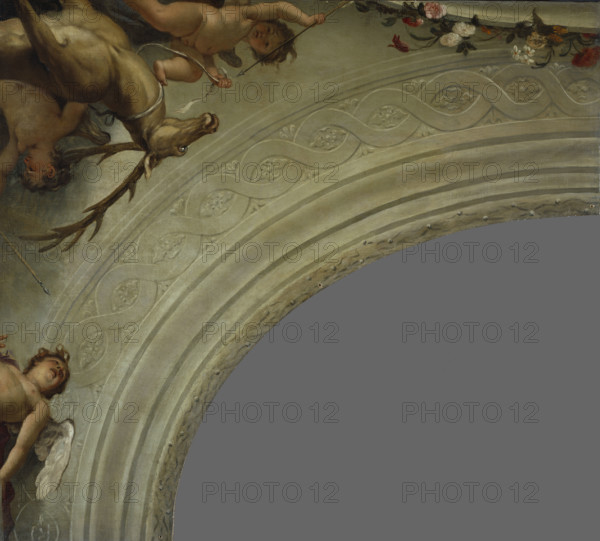 Cupid before Jupiter, (Stag section), 1713-1715. Creator: Sebastiano Ricci.