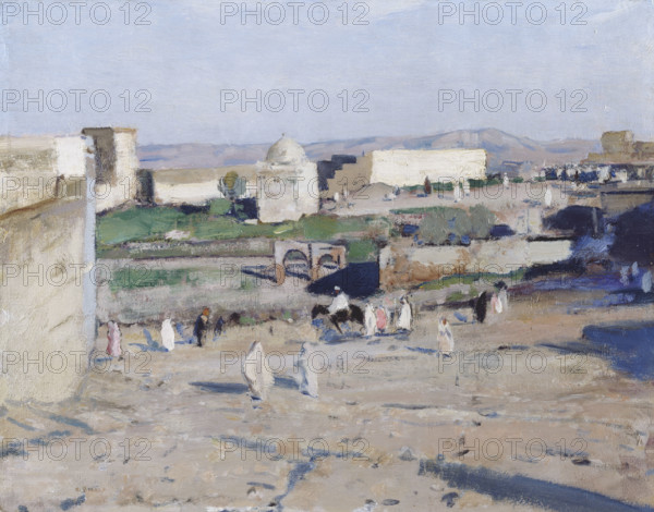 Entry into Fez, 1930s. Creator: Henry Bishop.