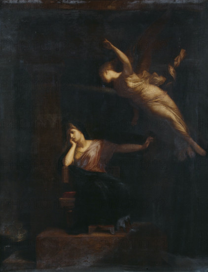 Ceres refusing to be consoled by Iris, 1816. Creator: Richard Cook.