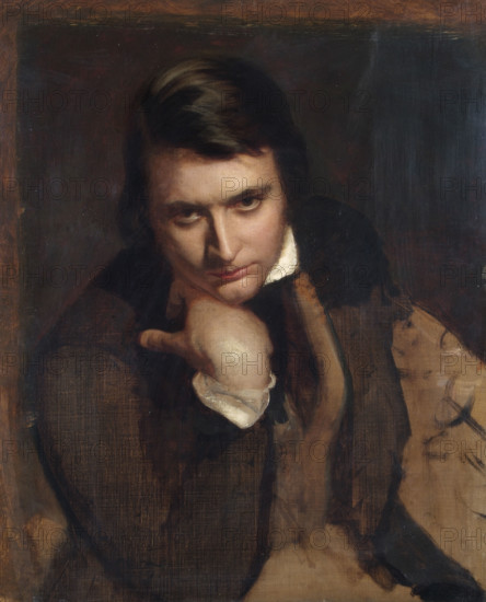 Study for a Portrait of Edward Matthew Ward, R.A., c1844. Creator: Thomas Brigstocke.