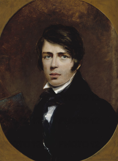 Self-portrait of Thomas Creswick, R.A., 1828. Creator: Thomas Creswick.