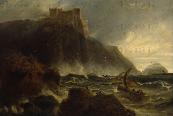 View of the Coast of Scotland, 1822. Creator: William Daniell.