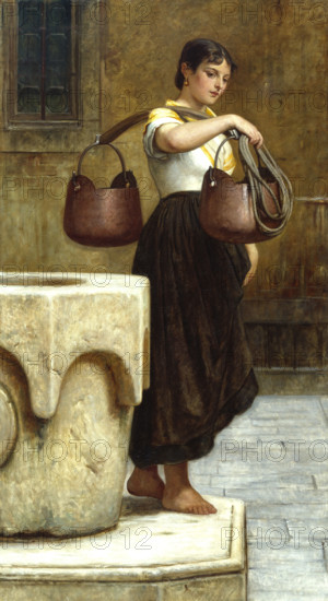 La Biccolante: A Venetian water-carrier, 1879. Creator: William Frederick Yeames.