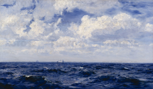 Summer Breeze in the Channel, 1893. Creator: Henry Moore.
