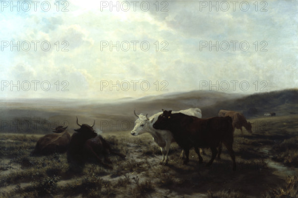 A Midsummer Night, 1879. Creator: Henry William Banks Davis.