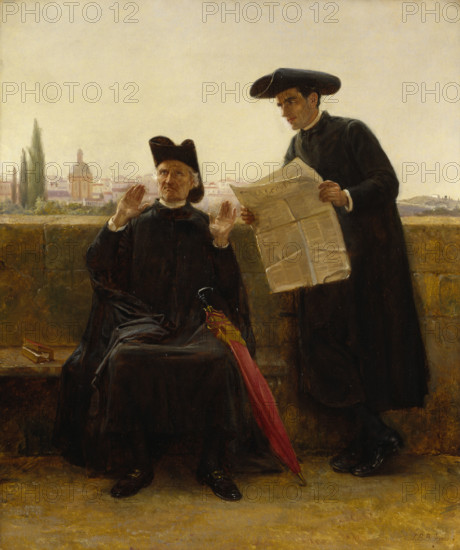 The Freedom of the Press, 1889. Creator: John Bagnold Burgess.