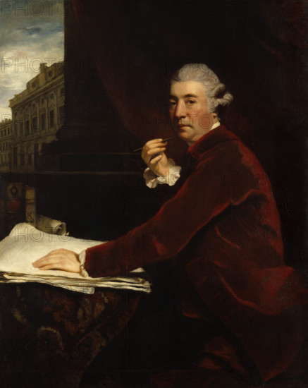 Portrait of Sir William Chambers, R.A., c1780. Creator: Sir Joshua Reynolds.