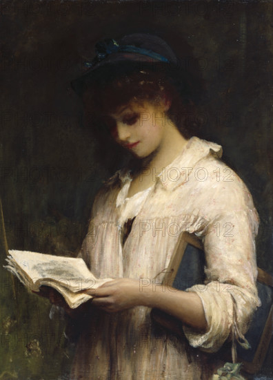 A Schoolgirl, 1887. Creator: Luke Fildes.