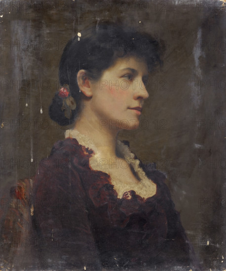 Portrait of an Unknown Woman, c1900s. Creator: Unknown.