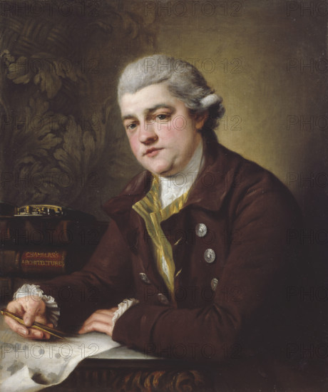 Portrait of John Yenn, R.A., before 1785. Creator: John Francis Rigaud.