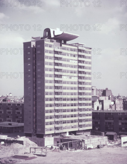 'Skyscraper' flats, City of London, c1955. Creator: Arthur Charles Kirby Ware.