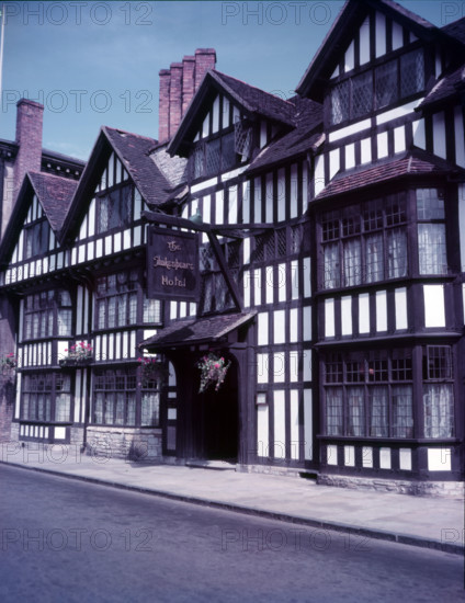 The Shakespeare Hotel, Chapel Street, Stratford-on-Avon, Warwickshire, c1955.  Creator: Arthur Charles Kirby Ware.