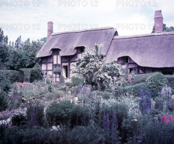 Anne Hathaway's Cottage, Stratford-on-Avon, Warwickshire, c1955.  Creator: Arthur Charles Kirby Ware.