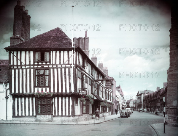 The Falcon Inn, Chapel Street, Stratford-on-Avon, Warwickshire, c1955. Creator: Arthur Charles Kirby Ware.