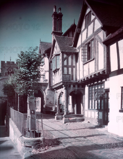 Lord Leycester's Hospital, Warwick, Warwickshire, c1955. Creator: Arthur Charles Kirby Ware.